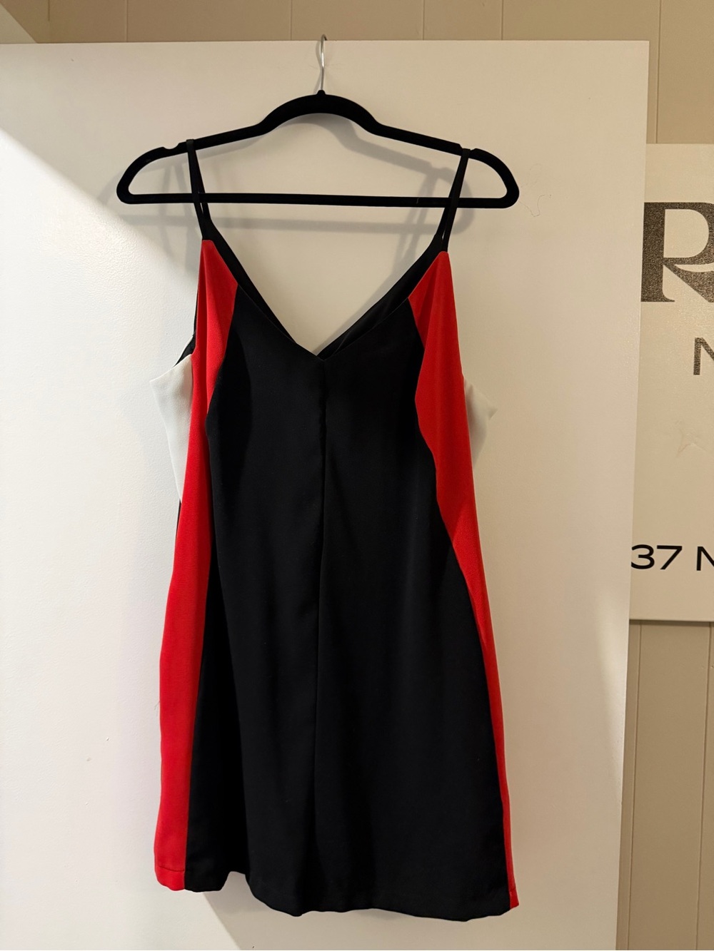 Topshop Black Red White Colorblock Romper 10